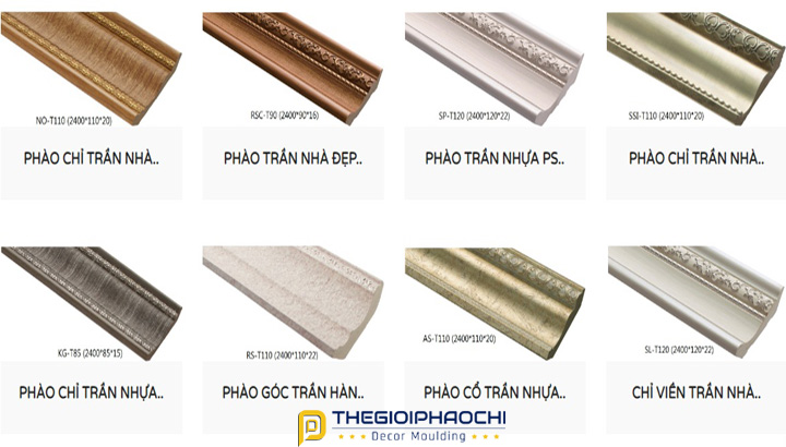 sản phẩm phào chỉ trần nhà